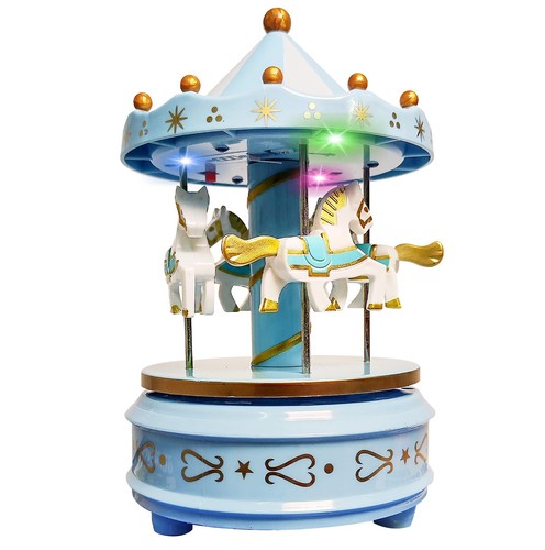 Boîte musique carrousel - boîte, à