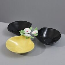 Keramos Sèvres ensemble de trois coupes forme libre France 1950s