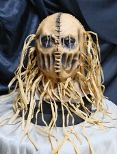 Masque Halloween Sac Épouvantail Hurlant Horreur Zombie Effrayant Masque Latex