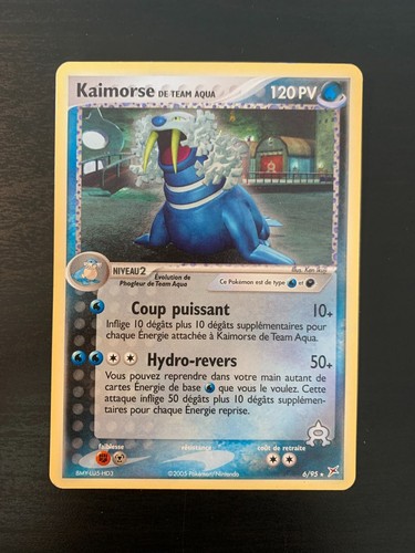 Carte pokémon kaimorse - carte, de