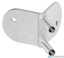 Fixation murale en acier inoxydable pour poteaux de balustrade angle extérieur 9