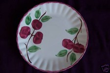 Blue Ridge Southern Potteries Crab Apple luncheon plate