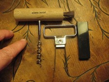 2) Ancien Tire Bouchon Décapsuleur à lamelles lame Brosse Pinceau André Jardin