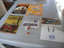 5catalogues de Modélisme ferroviaire ancien et actuel Trix , Hag,Jouef  et REE 
