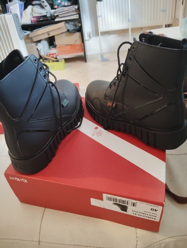 Boots kickers noir cuir - kickers,