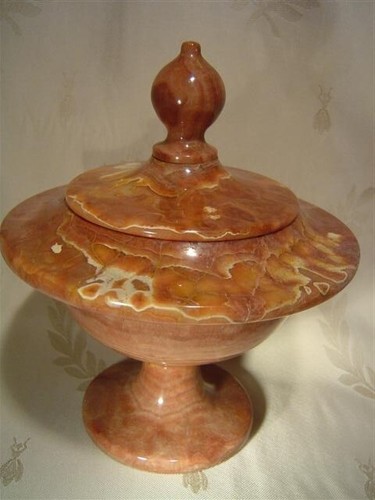 Cassolette couverte marbre - cassolette, en