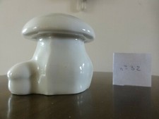 champignon salière  saupoudreuse porcelaine haviland SANDOZ art deco ht 8 cm