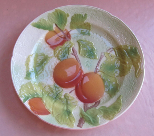 Assiette barbotine faïence - barbotine,