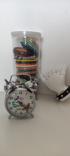 Réveil mécanique animé