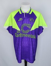 BVB BORUSSIA DORTMUND 1990-91 AWAY SHIRT #10 PALYER ISSUE OR WORN VINTAGE NIKE