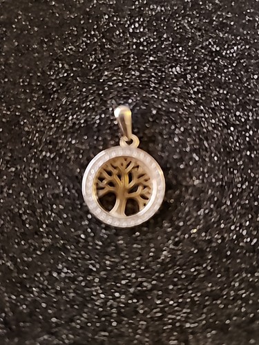 Pendentif carats arbre - 18,