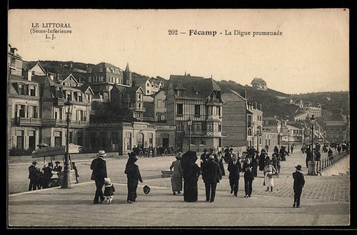 Cpa fécamp digue - fécamp,,