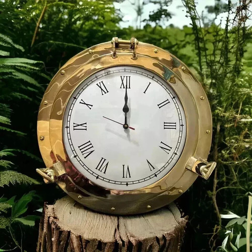 Horloge murale nautique - , à
