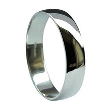 6mm 18ct or Blanc Forme D