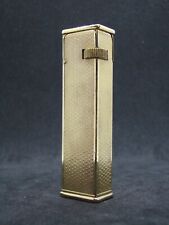 DUNHILL CARTIER TALLBOY Briquet essence Plaqué or lighter petrol Feuerzeug