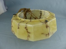 ancienne lampe a suspendre en verre pâte de verre ? Clichy ?