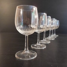 6 verres cristal vin alcool