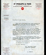 MONTROUGE (92) EXTINCTEURS TRAITEMENT des EAUX "PHILLIPS & PAIN / A. PEMERLE"