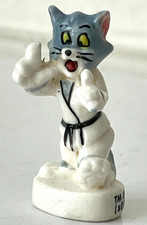 Adorable Fève CHAT Gris Tom &