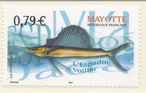 Timbre mayotte 143 neuf - mayotte, 143**