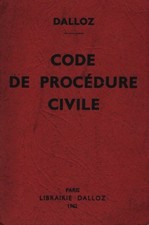 Code de procédure civile 1962