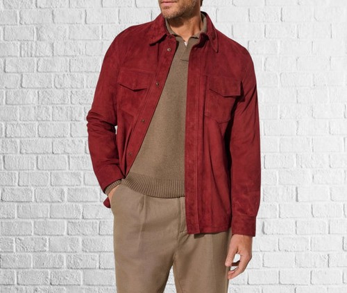 Veste cuir biker - veste, en
