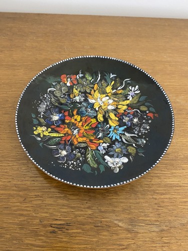 Ancienne assiette métal - ancienne,