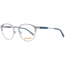 Timberland Lunettes TB1771 011 Gris Rond Monture Entière Métal Cadres 52mm