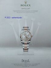 PUBLICITE ROLEX MONTRE OYSTER PERPETUAL DATEJUST 36 DE 2016 FRENCH AD WATCH PUB
