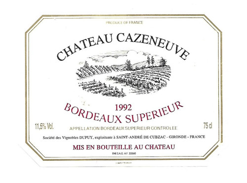 Etiquette vin château - de,
