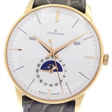JUNGHANS 027 7203 Triple Calendrier Phase de Lune Remontage Automatique Homme