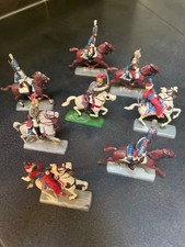 Lot D soldats figurines MOKAREX café pub 8 cavaliers divers peints