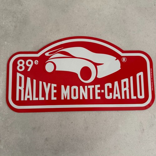 Plaque rallye monte carlo - plaque,