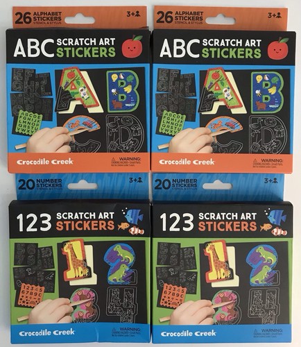 Crocodile hunter abc scratch - crocodile,