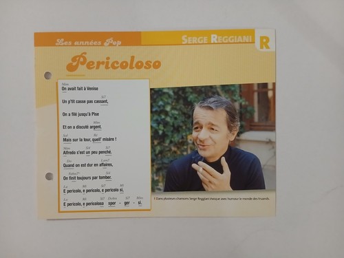 Carte fiche serge - carte,