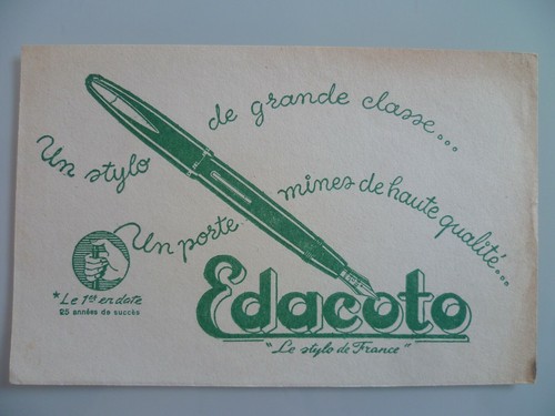 Buvard publicitaire ancien - buvard,
