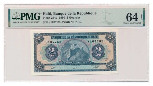 Billet haïti gourdes 1990 - billet, 2