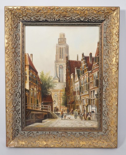 Vintage huile tableau - vintage,