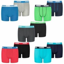 2 Paquet Puma Boxers Pour Garçons Enfants Sous-Vêtements