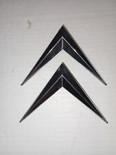 DOUBLE CHEVRON EMBLEME  DS19  DS ID 19  ID19   CITROEN pallas argent