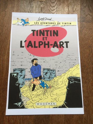 Affiche harry edwood tintin - affiche,