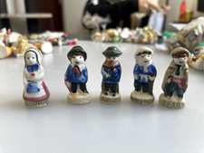 Fève personnages de nos régions lot de fèves anciennes - TRES BON ETAT