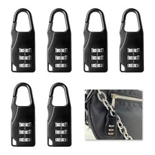 6 Pièces Mini Cadenas, Cadenas Valise Avion, Cadenas Miniatures à Combinaison...