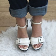 Chaussures compensées CALVIN KLEIN blanches femmes, T 39
