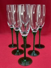 6 Flûtes à Champagne Pied