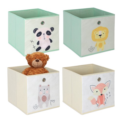 Caisse rangement tissu - rangement,