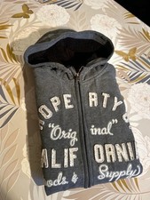 sweat zip moumoute chaud grise homme