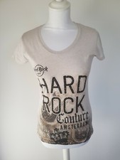 Tee shirt Top noir manche courte - Hard Rock Café Amsterdam - Taille Size S