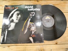 DAVID HALLYDAY OOH LA LA LP 33T VINYLE EX COVER EX ORIGINAL 1991