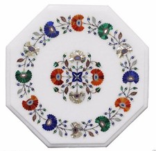 15 " Marbre Côté Table Top